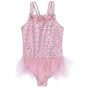 Kate Mack Pink and Gold Swimsuit